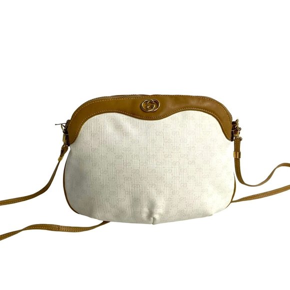 GUCCI Brown Leather Shoulder Bag - Picture 1 of 8